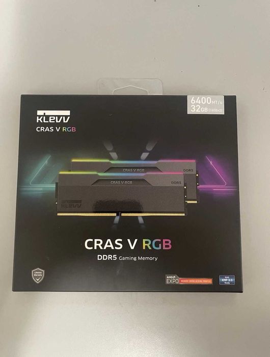 Klevv Cras V RGB 32gb (16GBx2) 6400MHz / Оперативная память