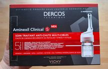 Dercos Aminexil Clinical 5 for Men - ампули против косопад. Нови