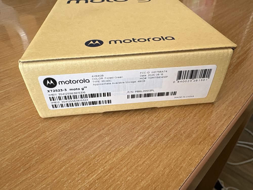 Moto g 05 чисто нов,неразопакован