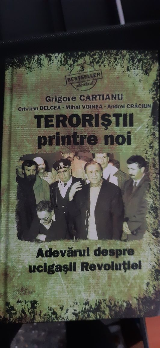Carte "Teroristii printre noi" de Grigore Cartianu