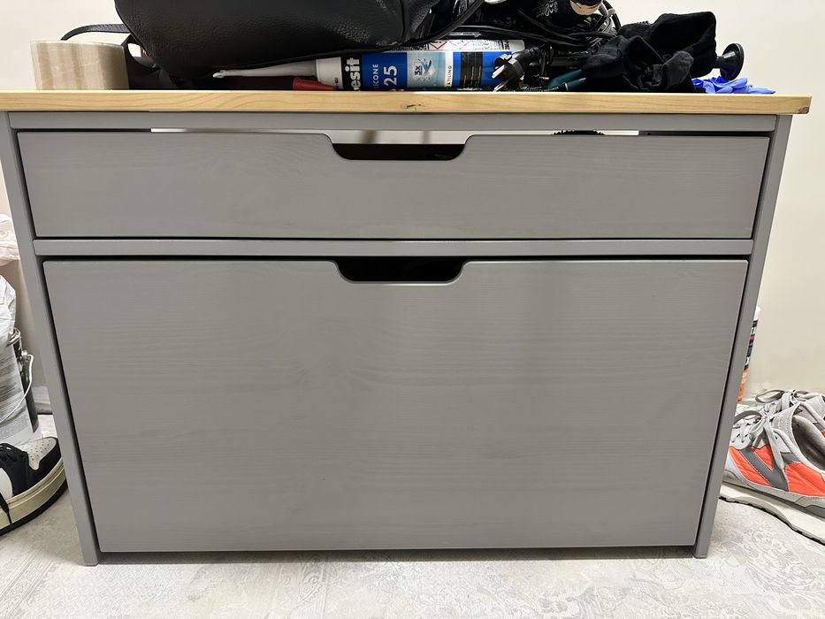 Комплект шкаф-пейка за обувки и закачалка от ИКЕА