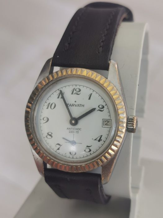 Ceas elvețian - Zarvath - Calendar - Întoarcere manuala - 30 mm