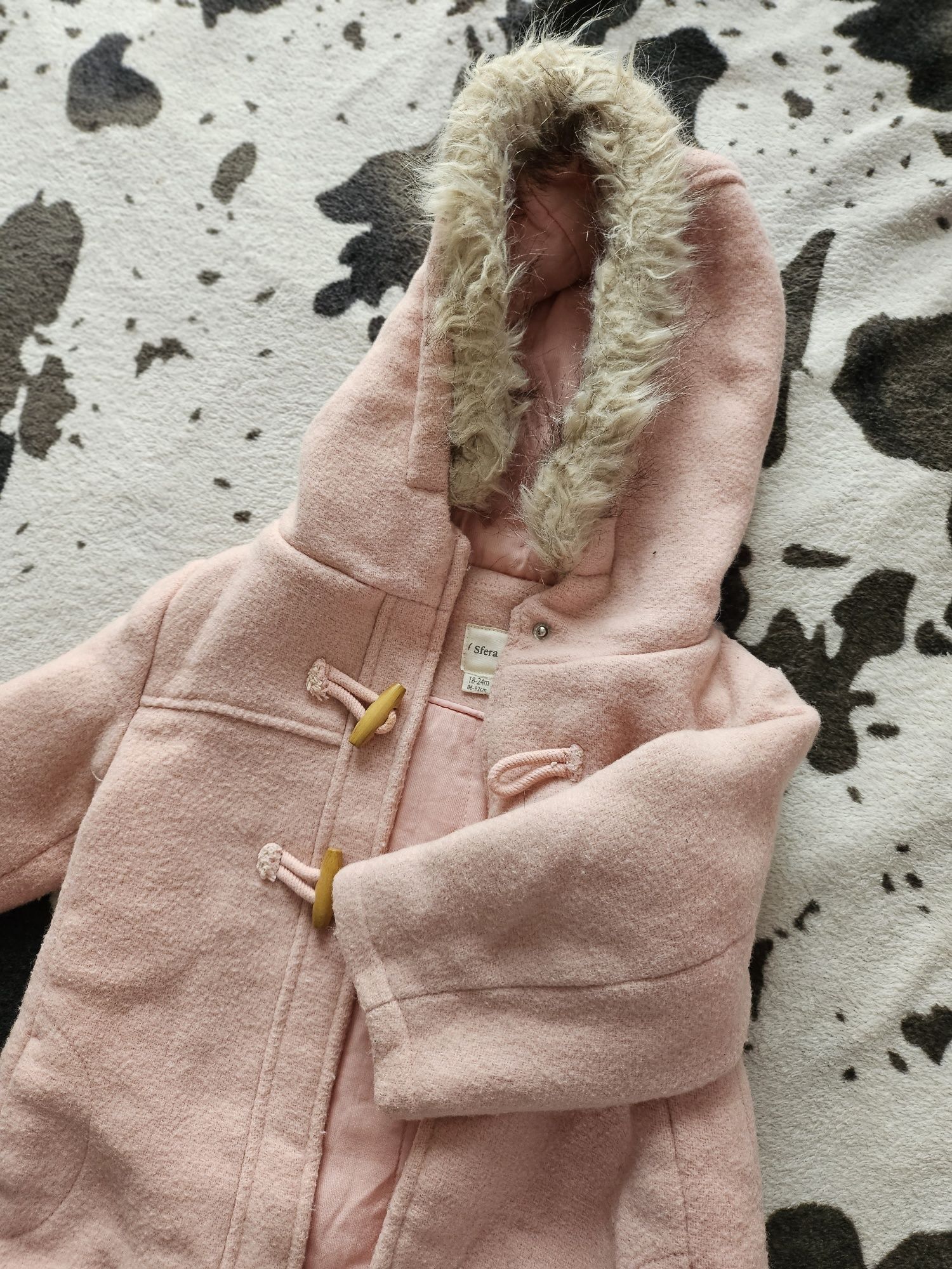 Palton fetite roz, 86