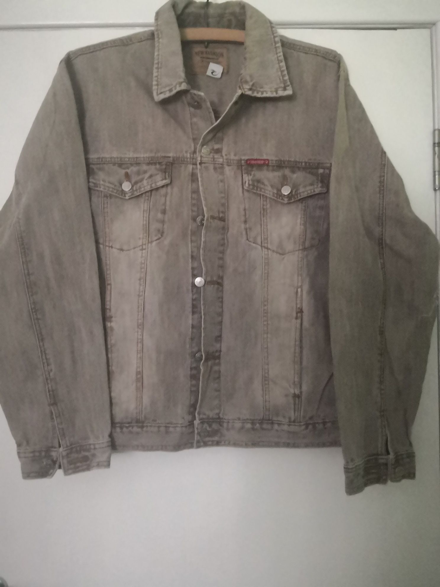 Geaca blugi jeans barbati originala Paladino maro-bej XL 46 48