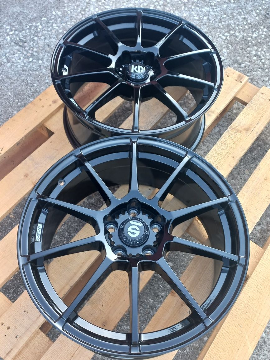 18.5х112 Sparco Gara Gloss Black Audi Vw Mercedes Seat Škoda 8j et45