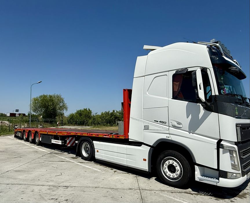 Vand semiremorca platforma extensibila