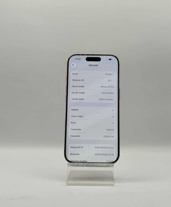 Iphone 16 Pro / Gold / 256gb / Impecabil / Baterie 92%  * Krom Amanet