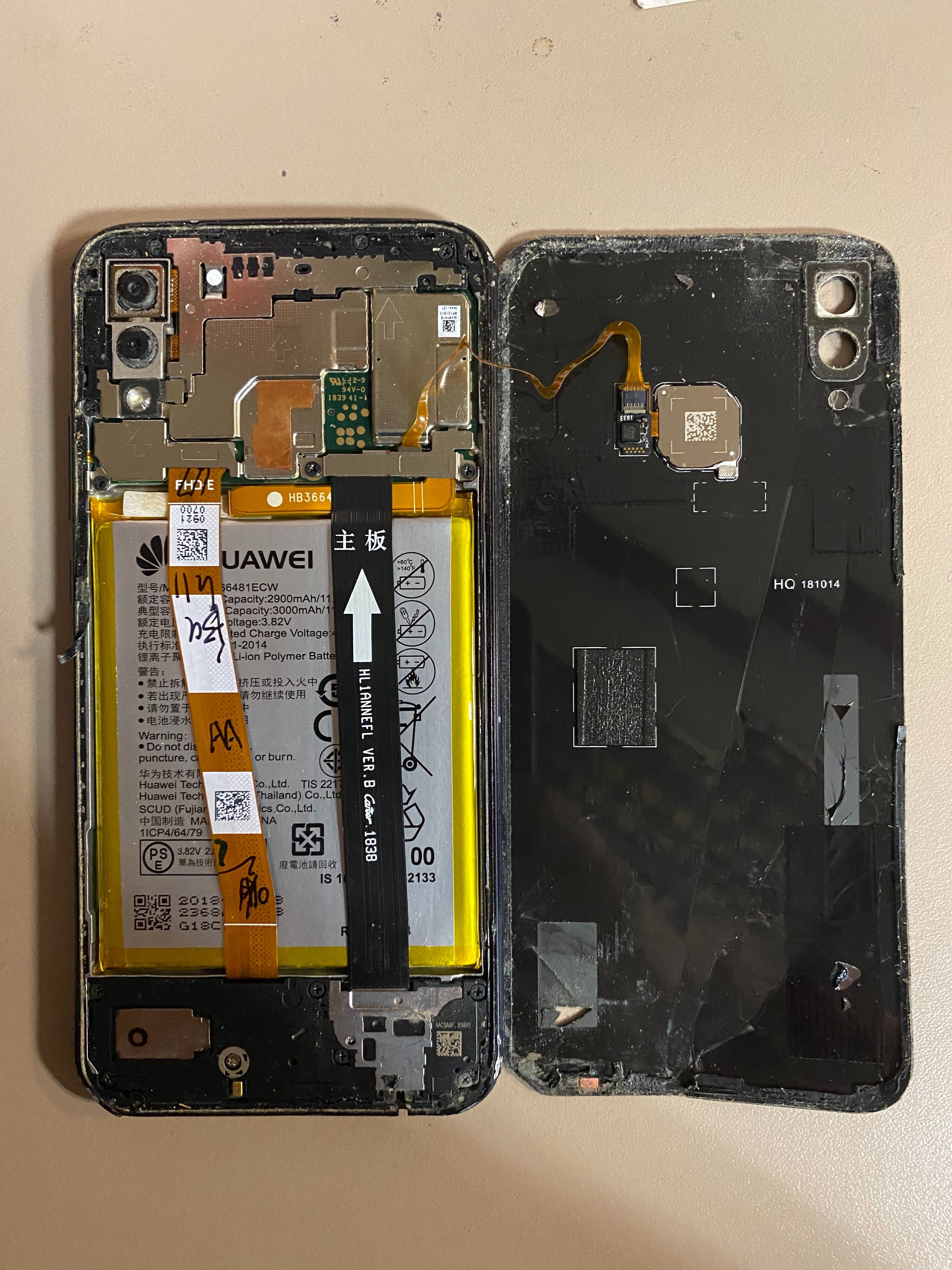 Placa Huawei P20 Lite camera baterie mufa buton sonerie difuzor