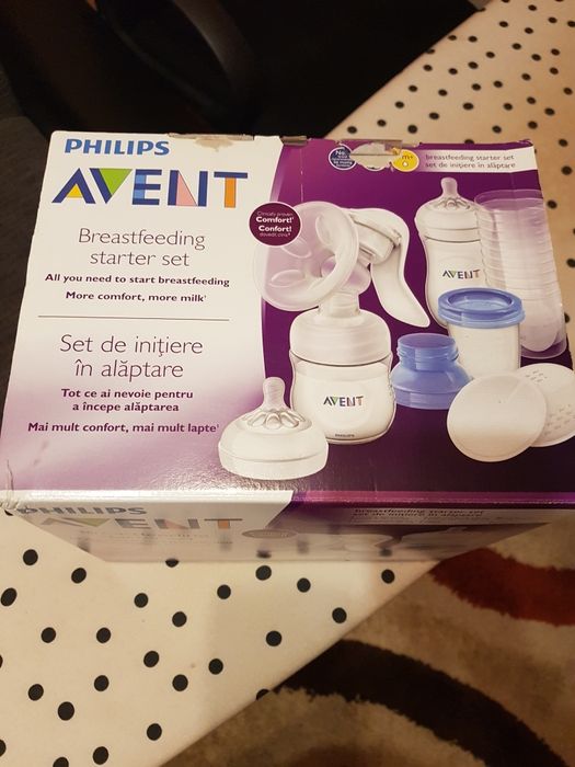 Set NOU pompă manuală de sân Philips Avent
