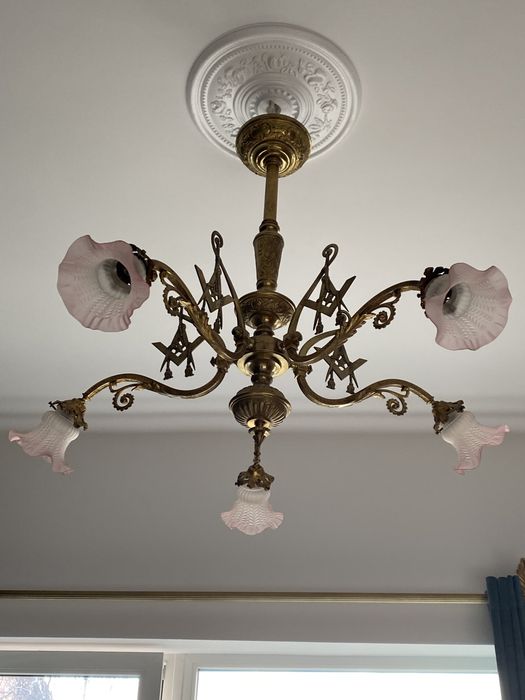 Candelabru bronz masiv