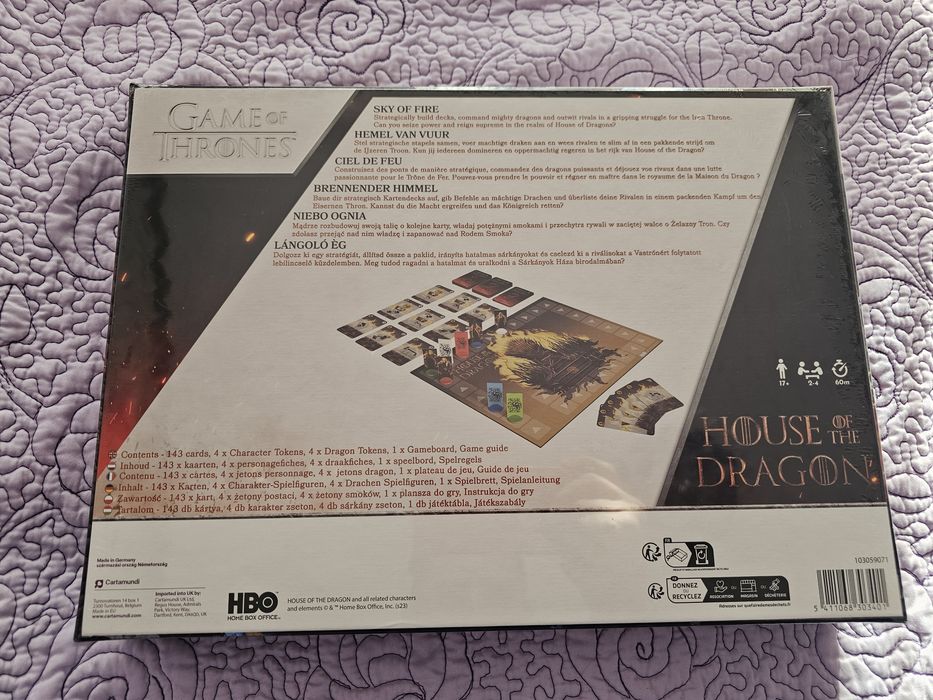 Нова Настолна игра Game of Thrones House of the Dragon Английски