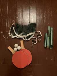 Хилки, топчета и мрежа за тенис на маса