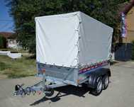Remorca Repo tandem QRDS 2,40×1,25m cu prelata