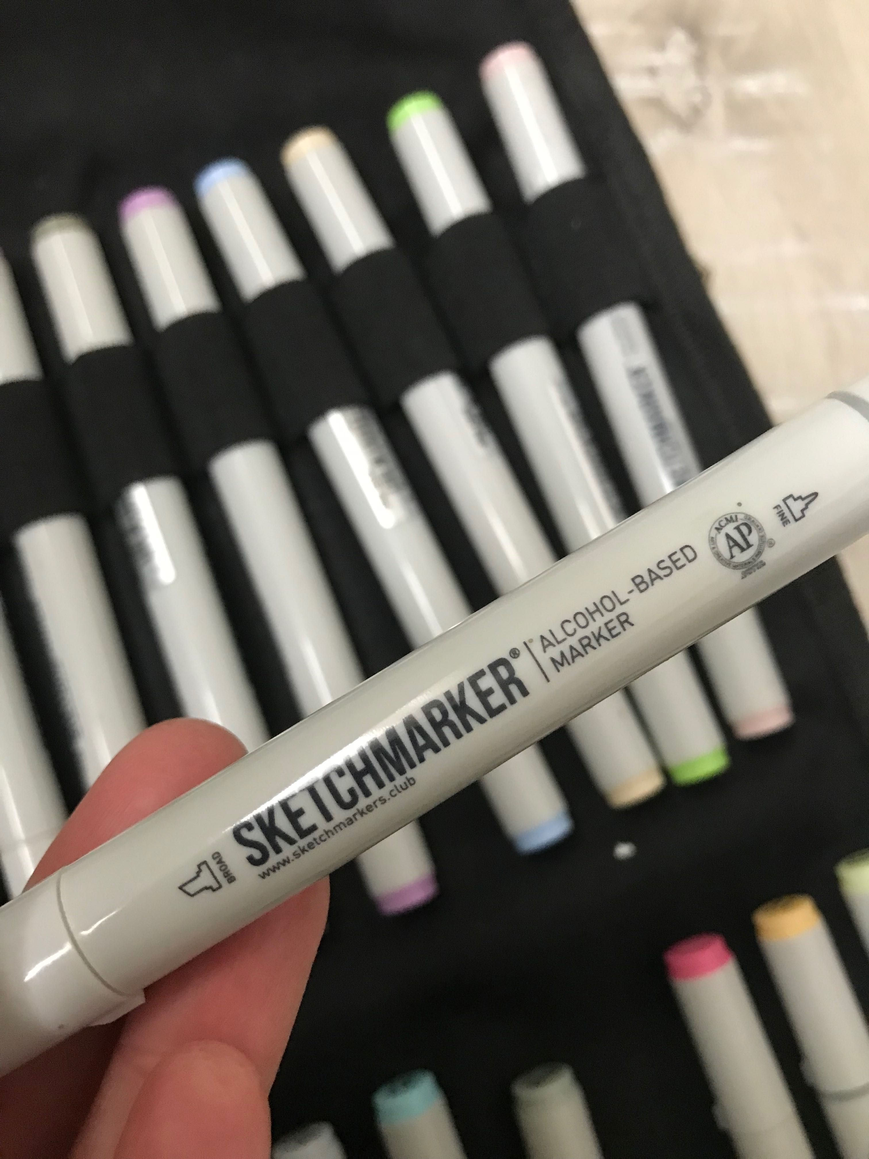 Маркеры SKETCH MARKER оригинал набор в чехле, 24 шт