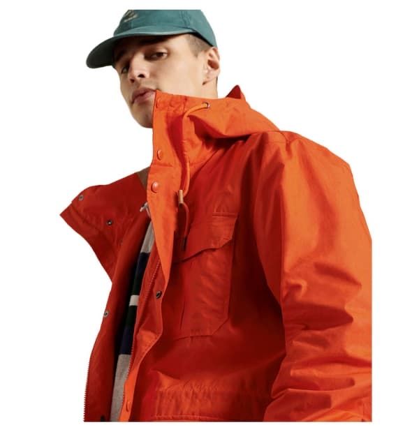 Superdry Men's Mountain Parka Jacket (мъжко яке парка, оранжево)