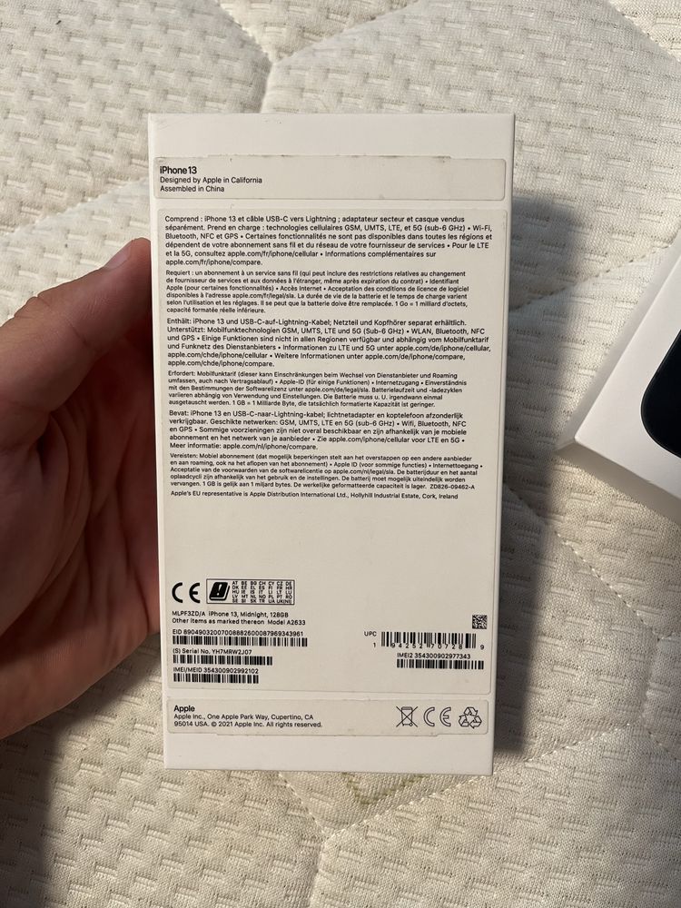 Iphone 13 dark blue