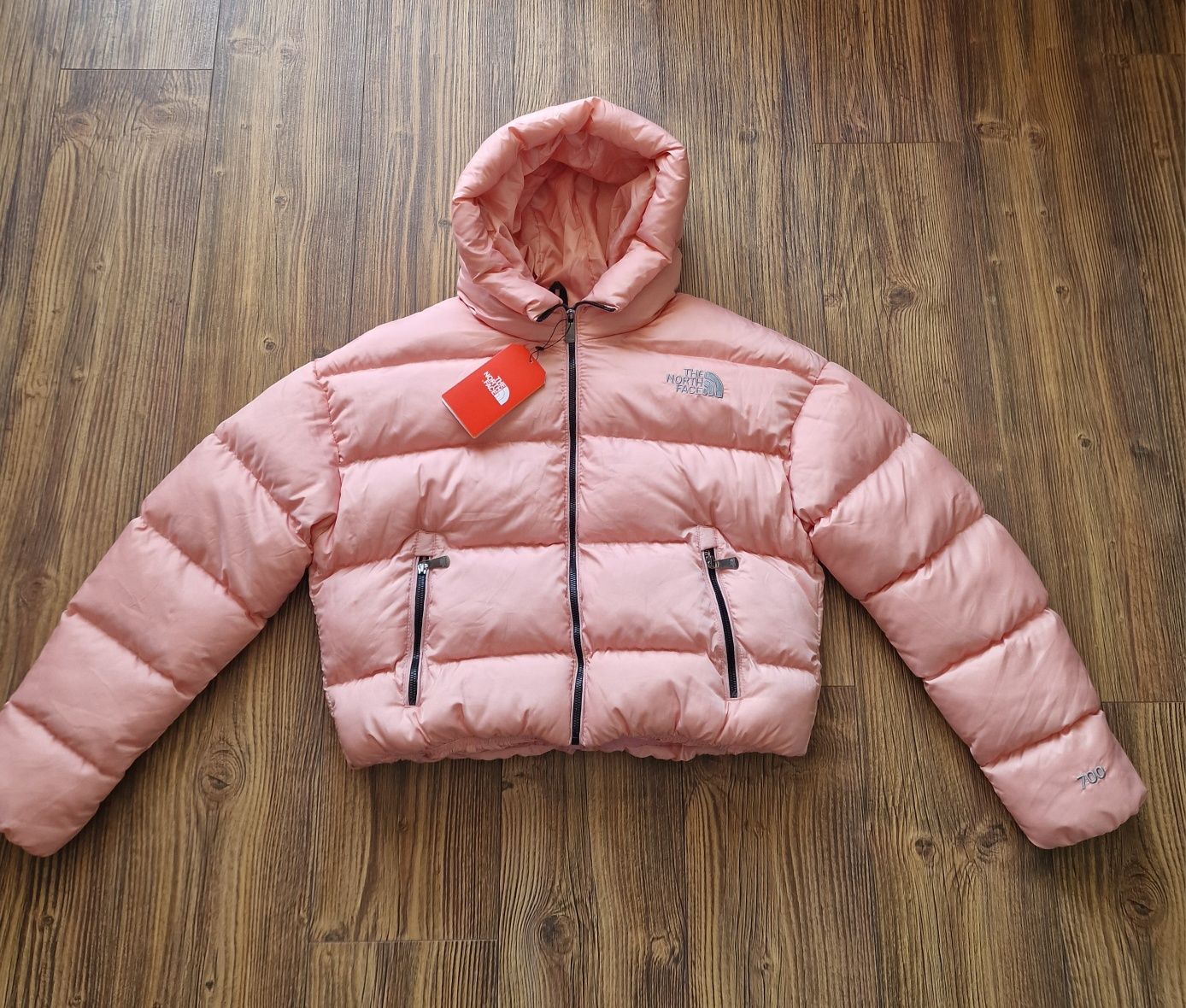 Страхотно дамско яке кроп модел зимно топло размер S M L XL 2XL