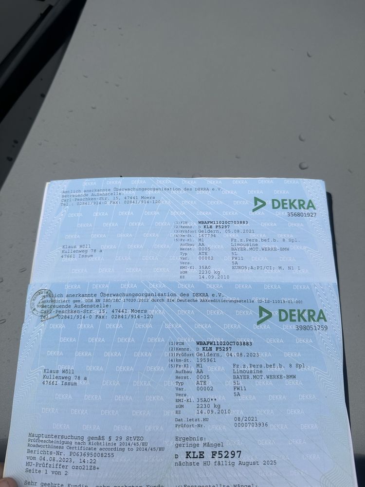 Bmw Seria 5 F10 520D 2010 215.000Km Reali