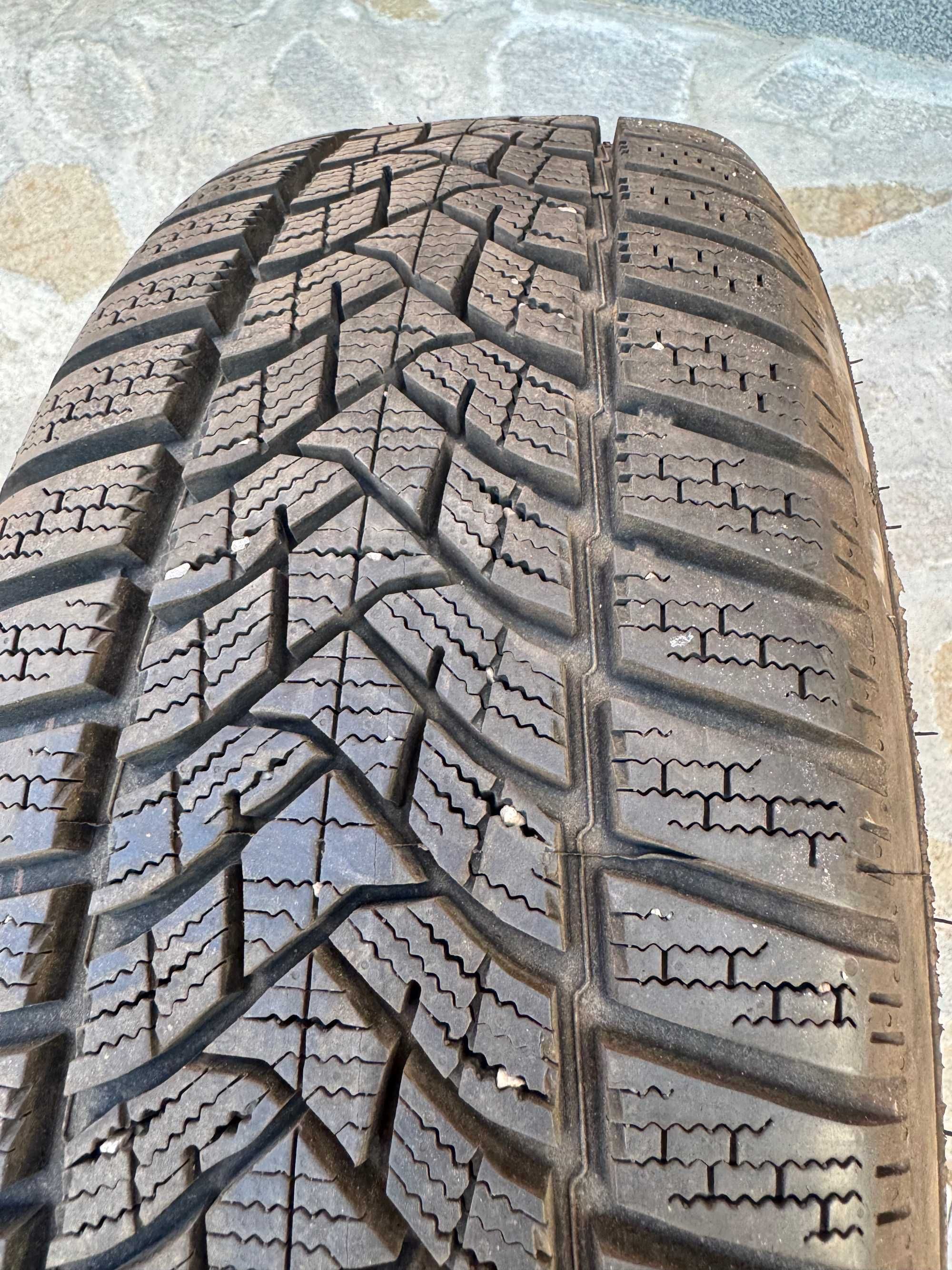 4 броя джанти MMS със зимни гуми Dunlop Winter Sport - 205 60 16