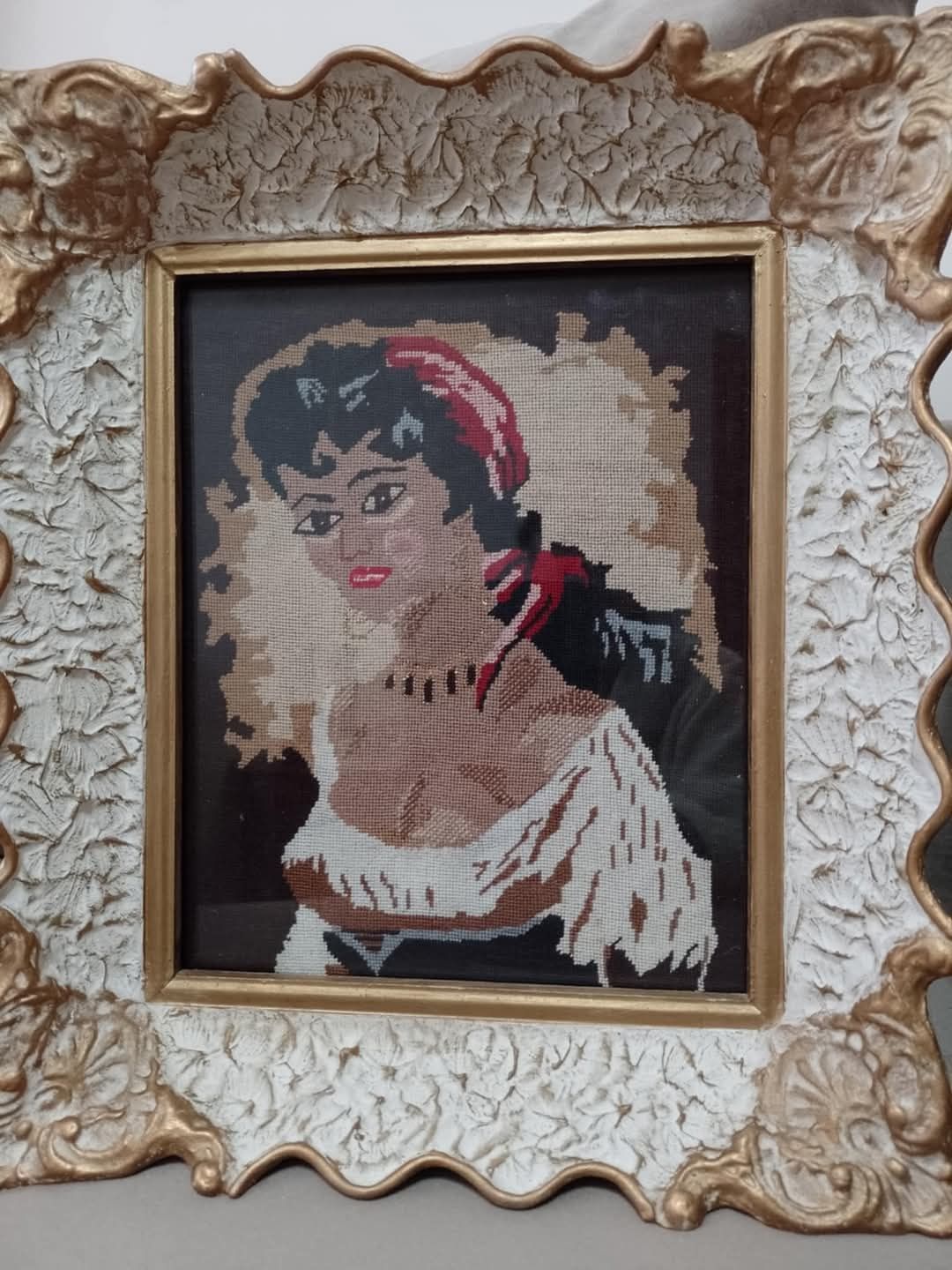 Goblen Țiganca înrămat