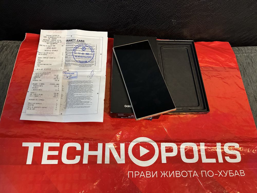 ***512GB Samsung S24 Ultra 12GB Гаранция Technopolis до 2026 г.