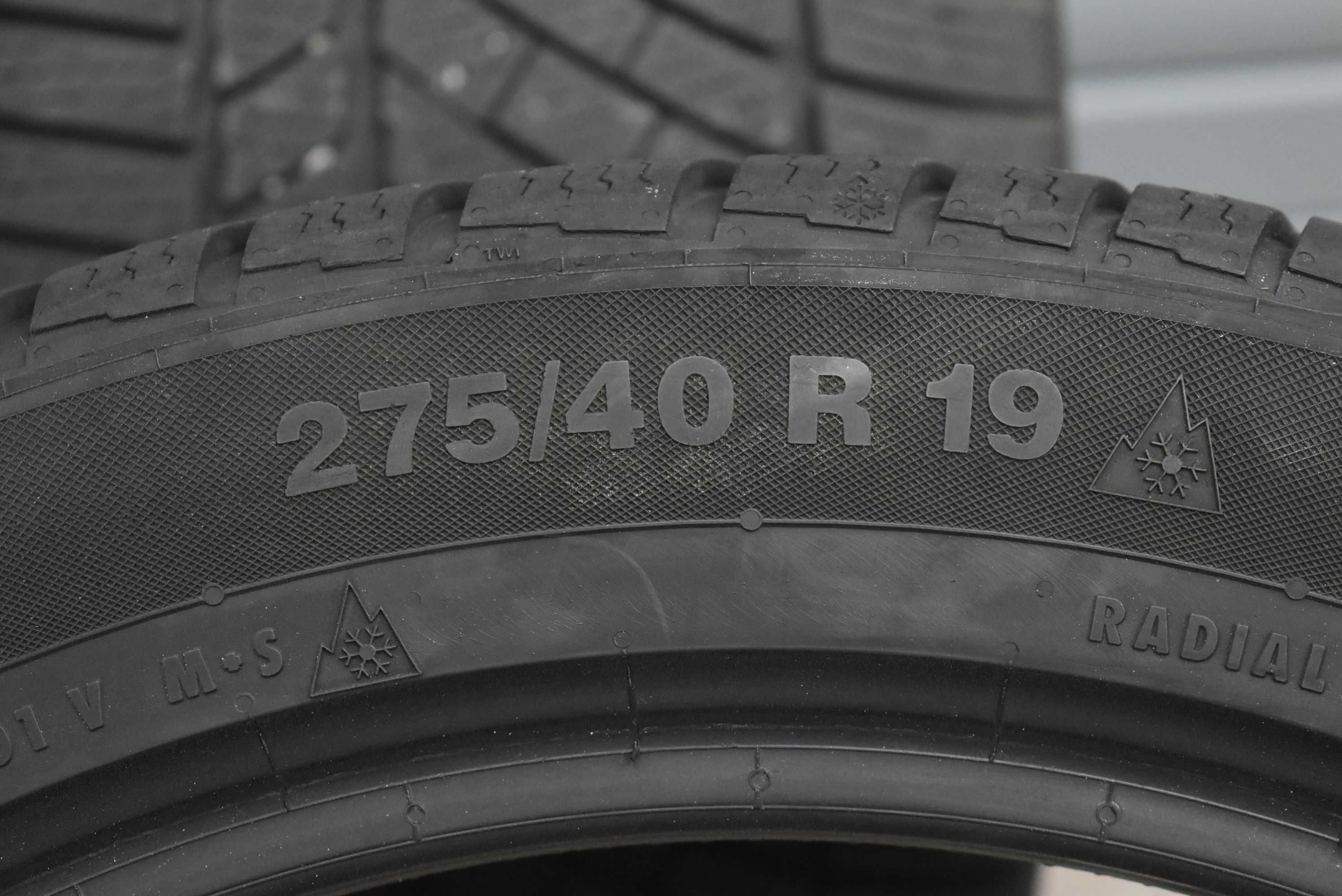 2бр. Зимни гуми 275/40/19 Continental