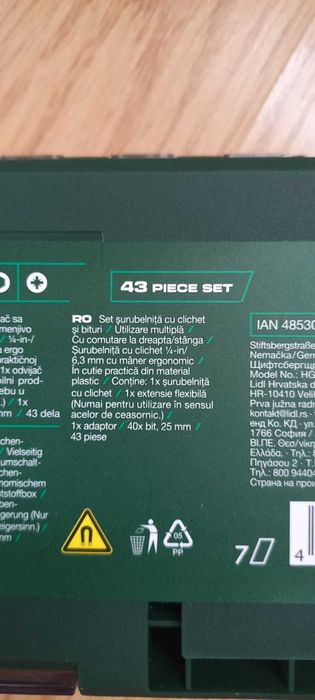 Truse chei,surubelnite ,nivela laser Parkside noi si rulete 3/5 m