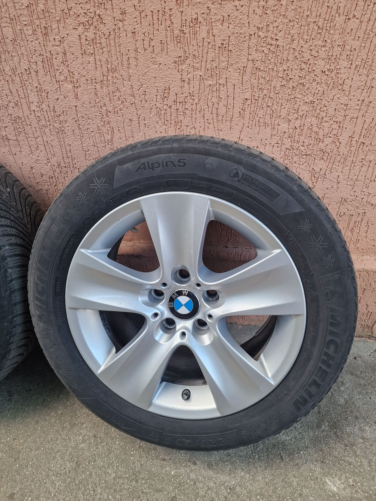 Jante 17 BMW, senzori de presiune, capace. Anvelopele gratis.