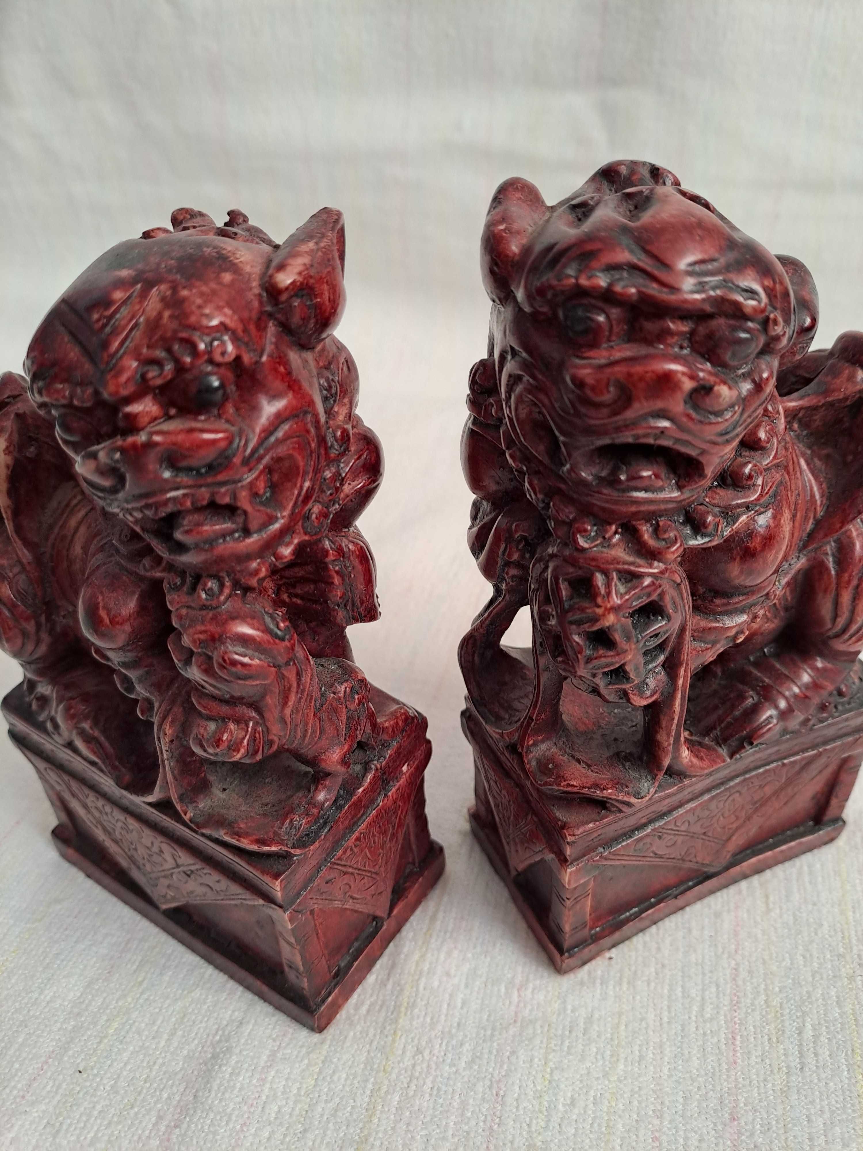 statueta caine fu rasina 15 cm cadou decor