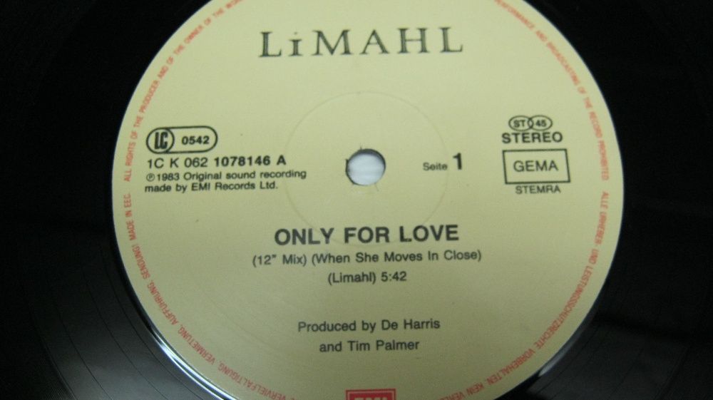 Disc vinil,Limahl,Maxi,original,Only for Love!