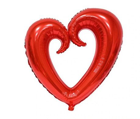 Балон червено сърце