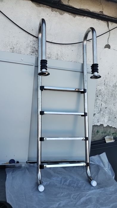 Scara de piscina de inox cu 4 trepte