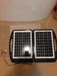 Panou solar portabil pentru incarcare acumulatori 12/24v