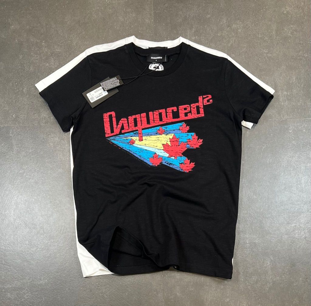 Tricou Dsquared2 Calitate Superioara Bumbac 100 % Noile Colectii