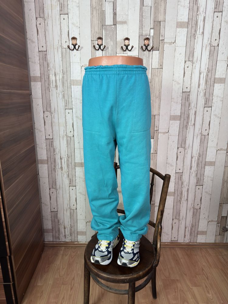 Pantaloni pants sweats joggers Columbia vintage regular bumbac turcoaz