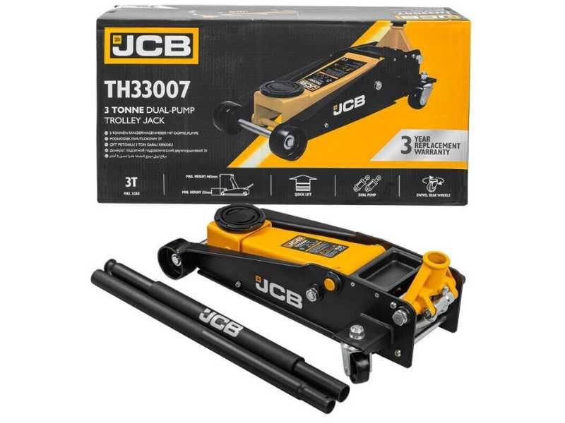 Хидравличен крик тип крокодил JCB TH33007, 3 т, 133-465 мм