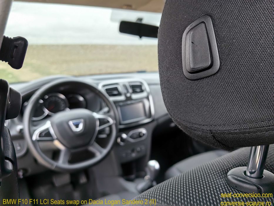 Sistem adaptare scaune de BMW Seria 5 F10 LCI pe Logan Duster Sandero
