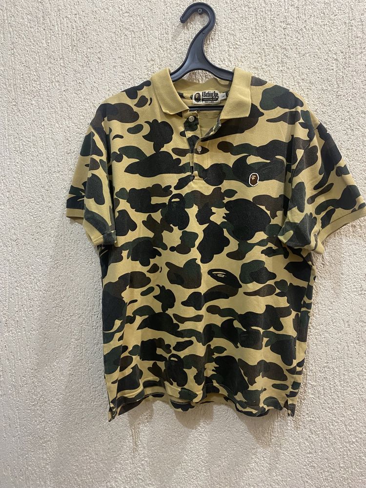 bape camo polo оригинал