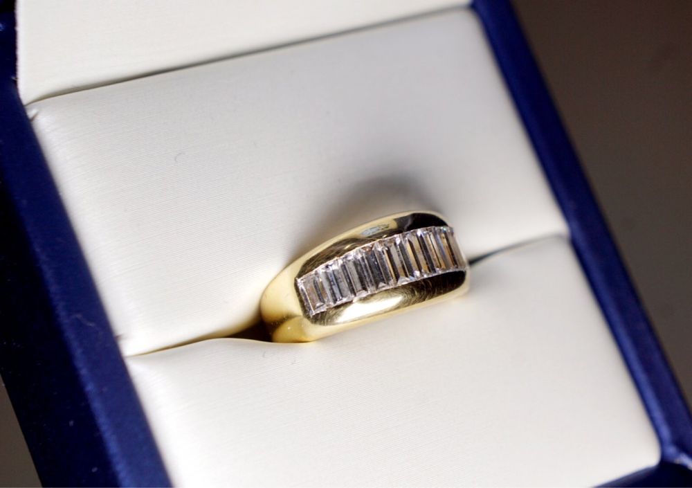Френски пръстен 18кт с диаманти 2.20кт