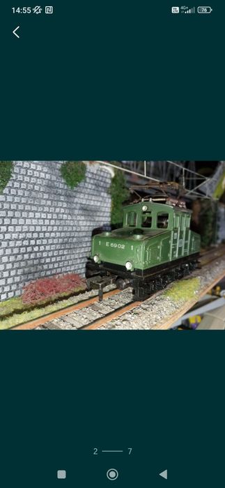 Locomotiva fleischmann E69 trenulet electric scara HO