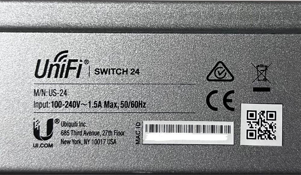 NOU! Ubiquiti UniFi Switch 24