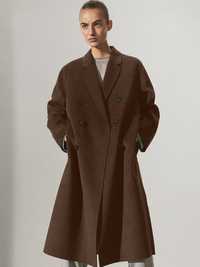 Palton Massimo Dutti handmade, maro