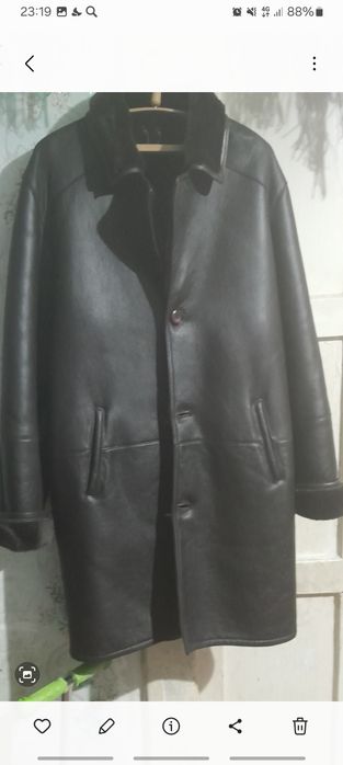 Дубленка натуральная кожа ,натуральный мех  ,