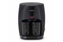 Кофеварка ENERGY EN-601 черная, 450 Вт, 2 чашки