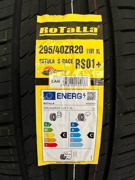 Нови летни гуми ROTALLA SETULA S-RACE RS01+ 295/40R20 110Y XL НОВ DOT