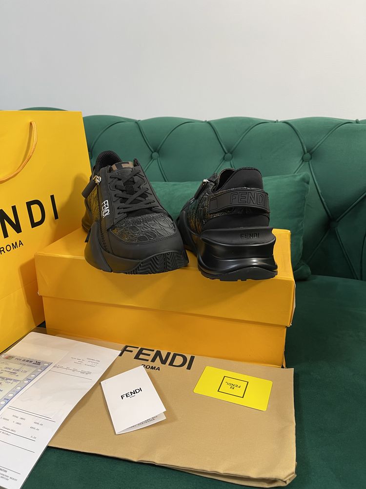 Adidasi Fendi piele naturala 100% colectie noua Full Box