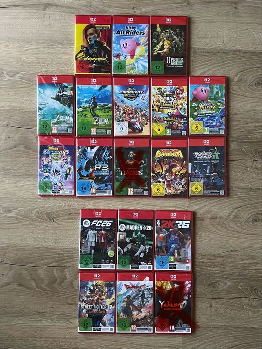 Jocuri Nintendo Switch 2 ( noi sigilate)