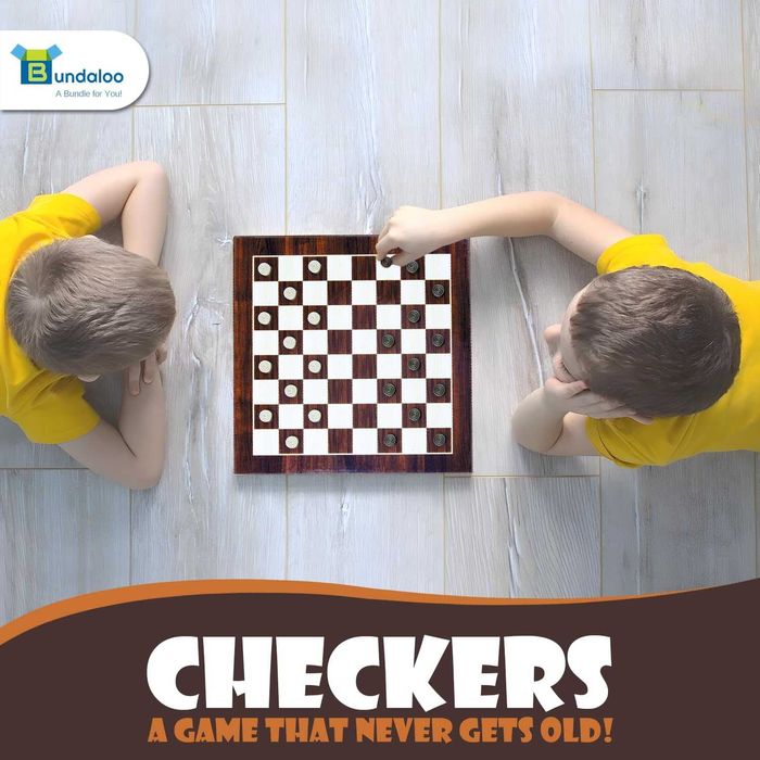 Чисто нов комплект за настолни игри Bundaloo 10 в 1 в компактен шкаф