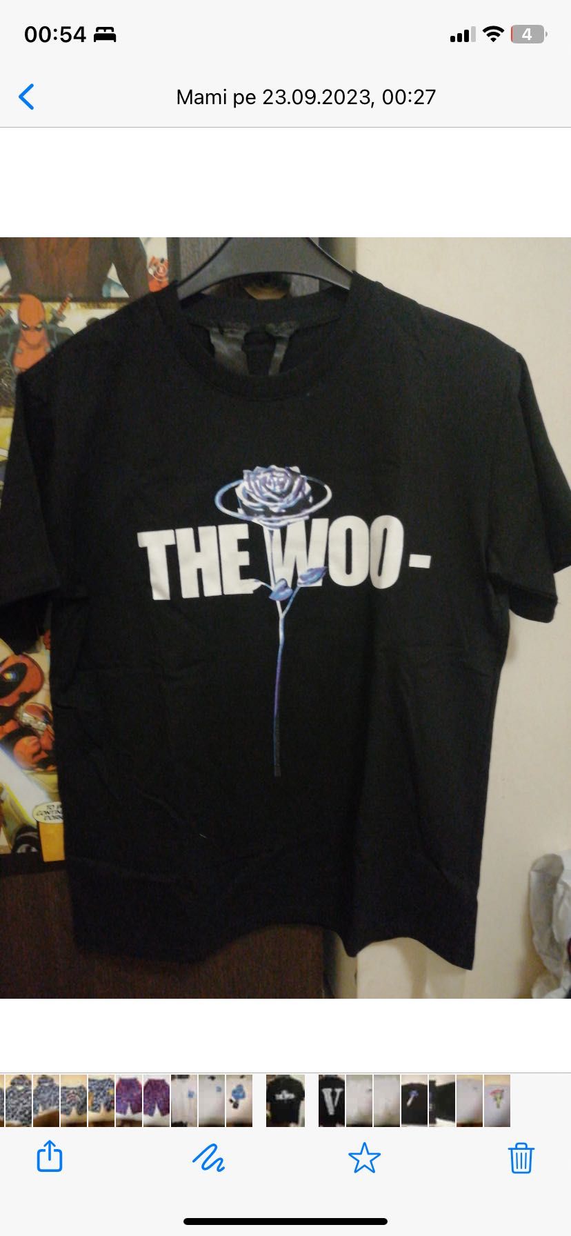 tricou vlone nou the woo