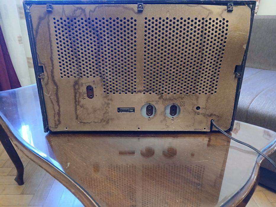 Radio  cu lămpi Philips BX500A an 1950